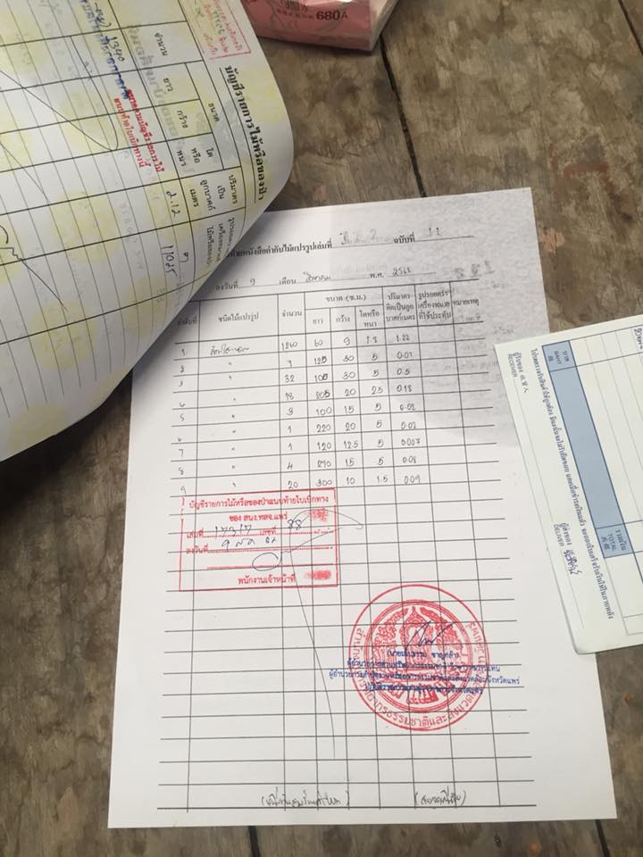 เอกสารพื้นไม้สัก